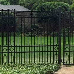 Residential Ornamental Iron Fence